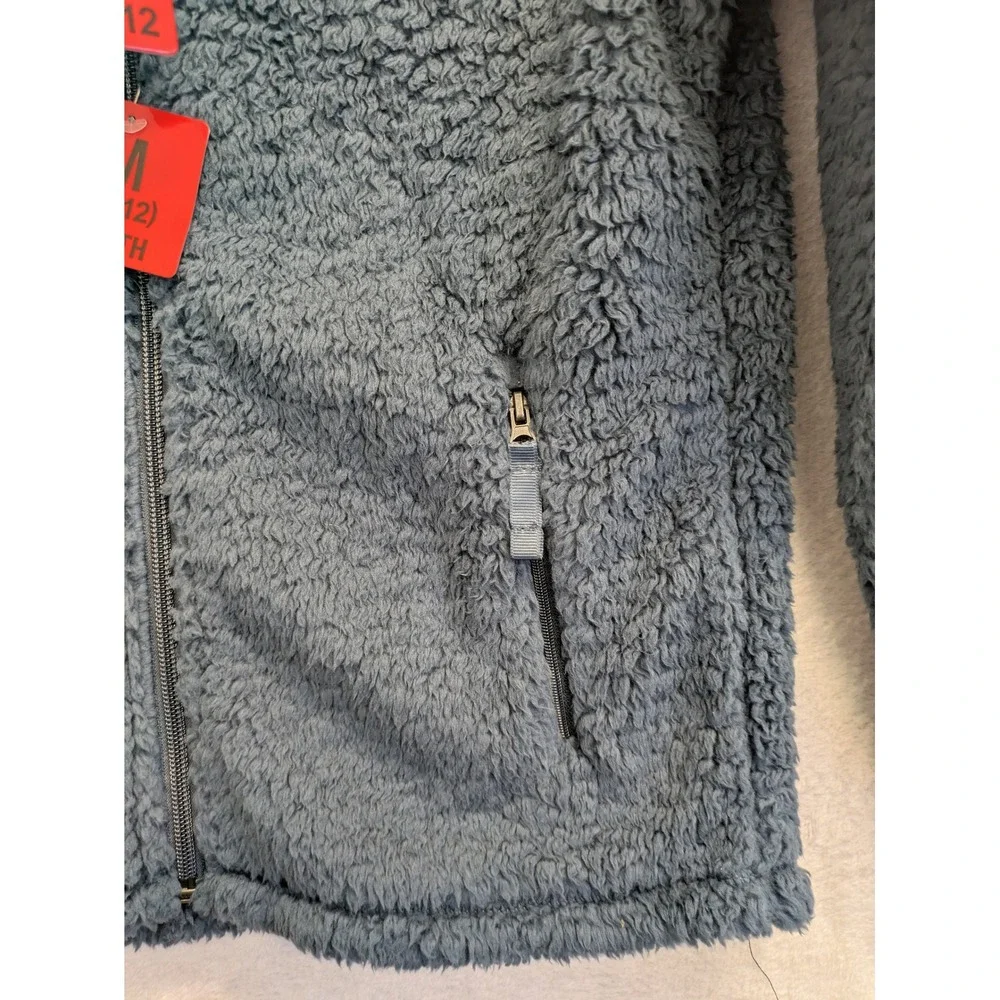 32 Degrees Heat Boys'‎ Fleece Jacket Full Zip Gray Youth Size M (10/12)